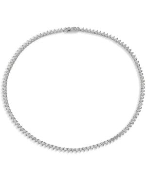 Anabela Chan Collar Petite Eternity Heart En Oro Blanco De 18 Ct