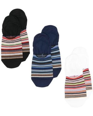 Paul Smith Sock 3 Pk Ns Signatr - Blue