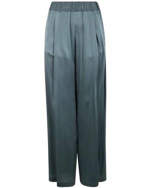 Semicouture Pleated Trousers - Blue