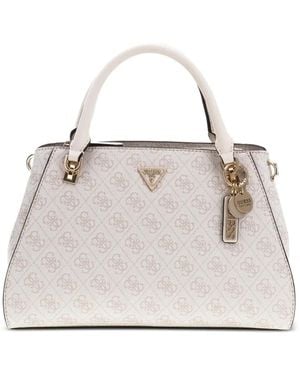 Guess Borsa A Mano Noelle 4G - Bianco
