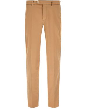 Brunello Cucinelli Cotton Casual Trousers - Natural