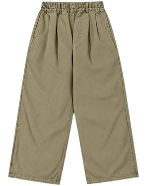 Kappy Two Tuck Wide Kation Trousers - Green