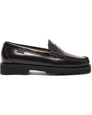 G.H. Bass & Co. Mocassins Weejuns Larson À Entaille Penny - Black