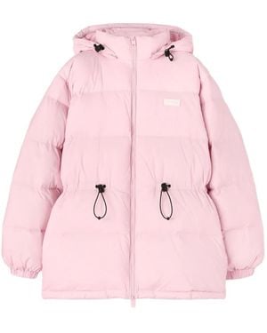 MSGM Jas Met Capuchon - Roze