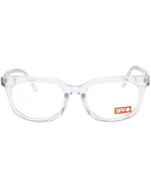 Spy Bewilder Nose-Pad Glasses - White
