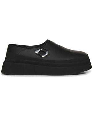 HELIOT EMIL Logo-Plaque Platform Loafers - Black