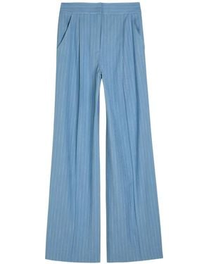 Veronica Beard Heyser Broek Met Wijde Pijpen - Blauw