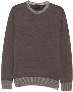 Paul & Shark Pullover Mit Geripptem Saum - Braun