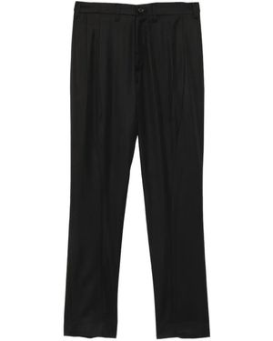 Julius Curved-Seam Pants - Black
