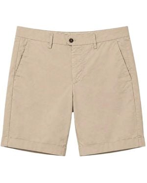 Mason's Turn-Up Cuff Shorts - Natural