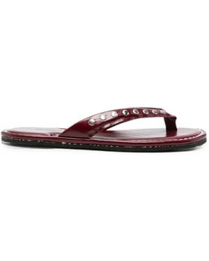 Ria Menorca Dali Sandalen Mit Nieten - Rot