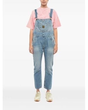 Washington DEE-CEE U.S.A. Light-Wash Jumpsuits - Blue