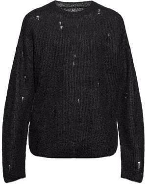 AllSaints Edgin Distressed Jumper - Black