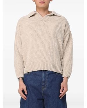 Bonsai Ribbed-Knit Jumper - Blue