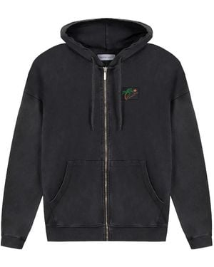 Maison Labiche Hoodie Mit Grafischem Print - Schwarz