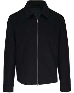 Paul & Shark Blouson Made With A Loro Piana Storm System Fabric - Black