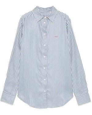 Maison Labiche Dewet Amour ストライプ シャツ - ブルー