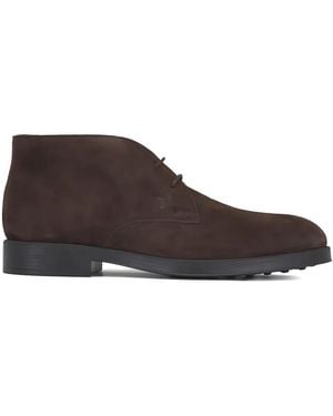 Tod's Suede Boots - Brown