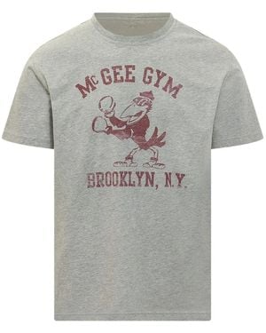 Bl'ker Camiseta Con Cuello Redondo - Gris