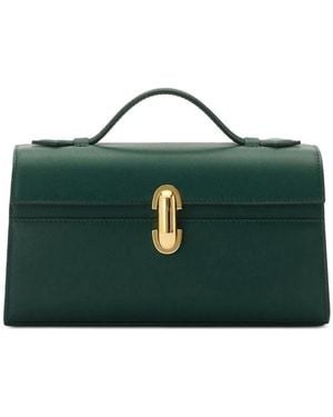 SAVETTE Symmetry Canvas Clutch - Groen