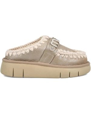 Mou Bounce Stiefeletten Mit Besatz - Grau