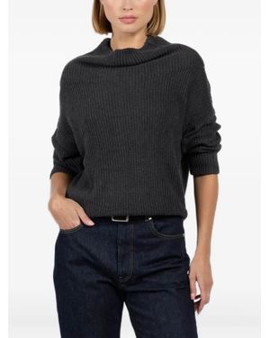 Autumn Cashmere Maglione Con Scollo A Imbuto - Nero