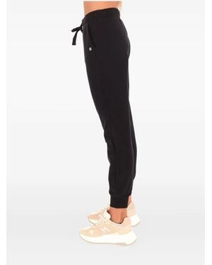 Deha Drawstring-Waist Track Pants - Black