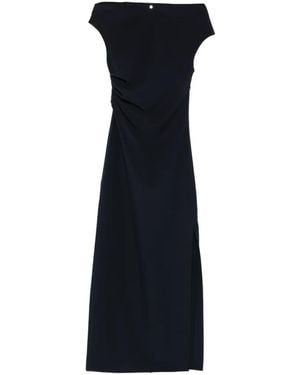 P.A.R.O.S.H. Off-Shoulder Maxi Dress - Black