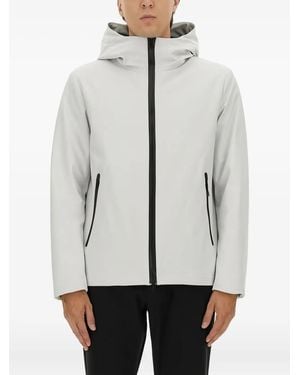 Woolrich Hooded Zip-Fastening Jacket - White