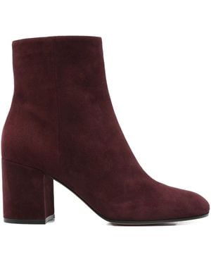 Gianvito Rossi Botines Joelle con tacón de 80 mm - Morado