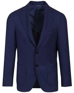 Al Duca d'Aosta Single-Breasted Blazer - Blue