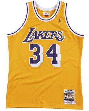 Mitchell & Ness Lakers 1996 Shaquille O'Neal Jersey - Yellow