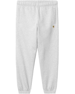 Carhartt Chase Trainingsbroek Met Logodetail - Wit