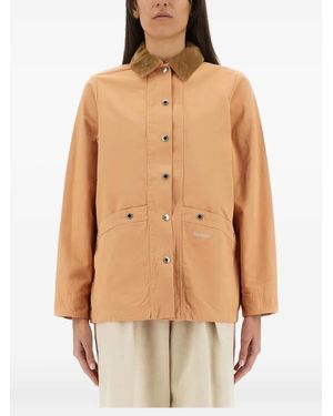 Barbour Corduroy-Collar Cotton Jacket - Natural