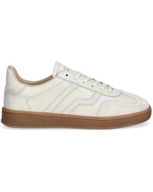 GANT Lace-Up Paneled Sneakers - White