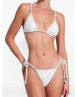 Devon Windsor Emma Knotted Bikini Bottoms - White