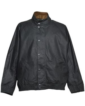 Barbour Gewachste Blouson Transport Jacke - Schwarz