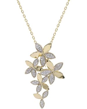 Marchesa ダイヤモンド フローラル ネックレス 18kイエローゴールド - メタリック