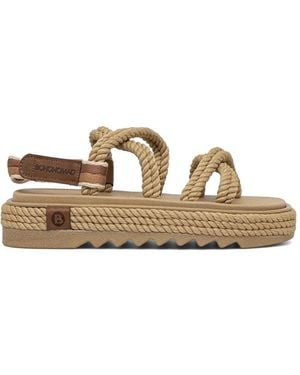 Bohonomad Rope-Detail Platform Espadrilles - Natural
