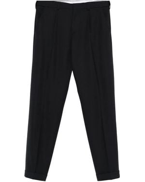 Cellar Door Pleated-Cuffed Pants - Black
