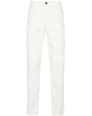 Eleventy Tapered Cargo Trousers - White
