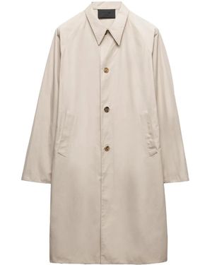 Prada コットンコート - ナチュラル