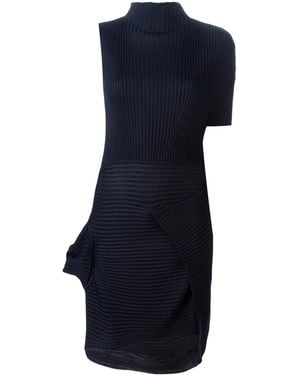 JW Anderson Asymmetric Ribbed Dress - Blue