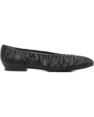 Bibi Lou Ruched ballet flats - Negro