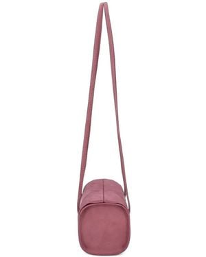 Faune Mie Nubuck Shoulder Bag - Pink