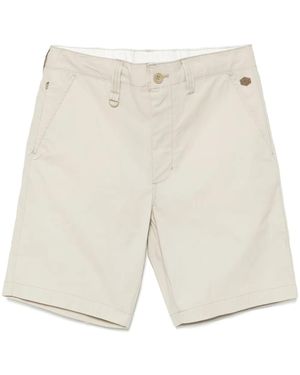 Chocoolate Drawstring Bermuda Shorts - White
