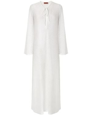 Missoni Long Cover-Up Dress - White