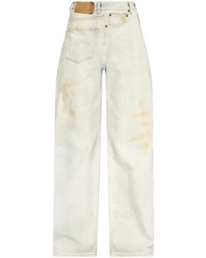 MM6 by Maison Margiela Trousers 5 Pockets - White