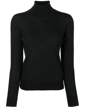 N.Peal Cashmere Cashmere Roll-Neck Jumper - Black