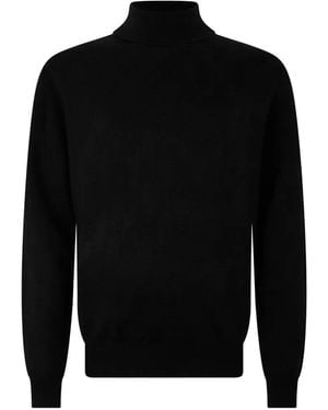 Philipp Plein Pull À Jacquard Monogrammé Et Col Roulé - Noir